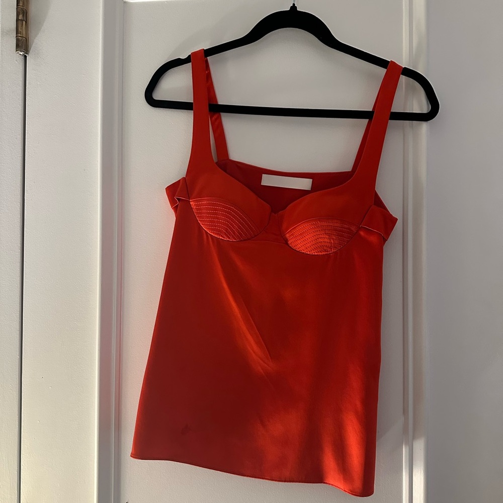 Red Sleeveless Top